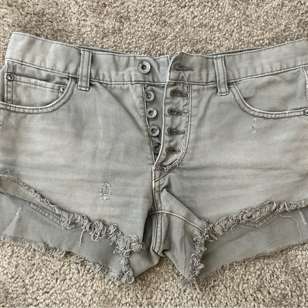 Free people grey shorts